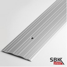 ПО-60 порог алюминиевый цветной  рифленый с отверстиями шириной 60мм